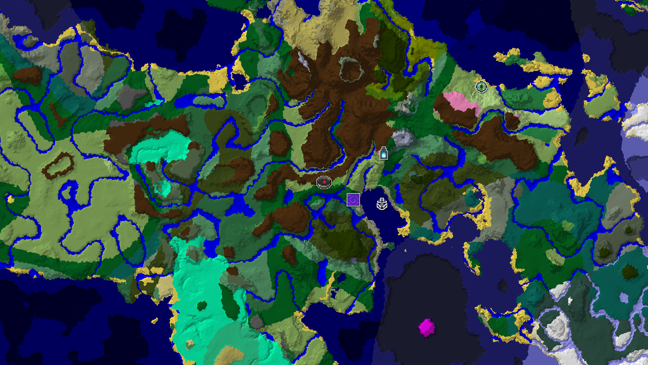 Ancient City Near Spawn with Varied Forests