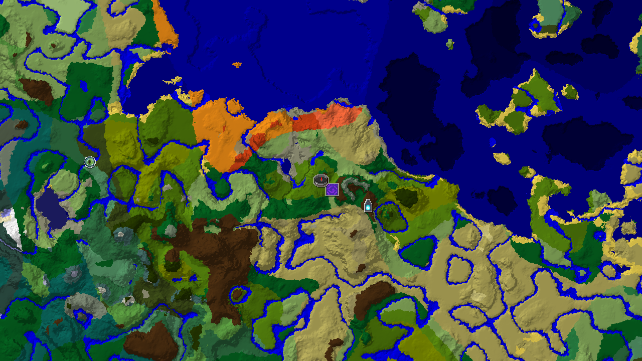 Jungle Spawn with Nearby Ancient City and Badlands