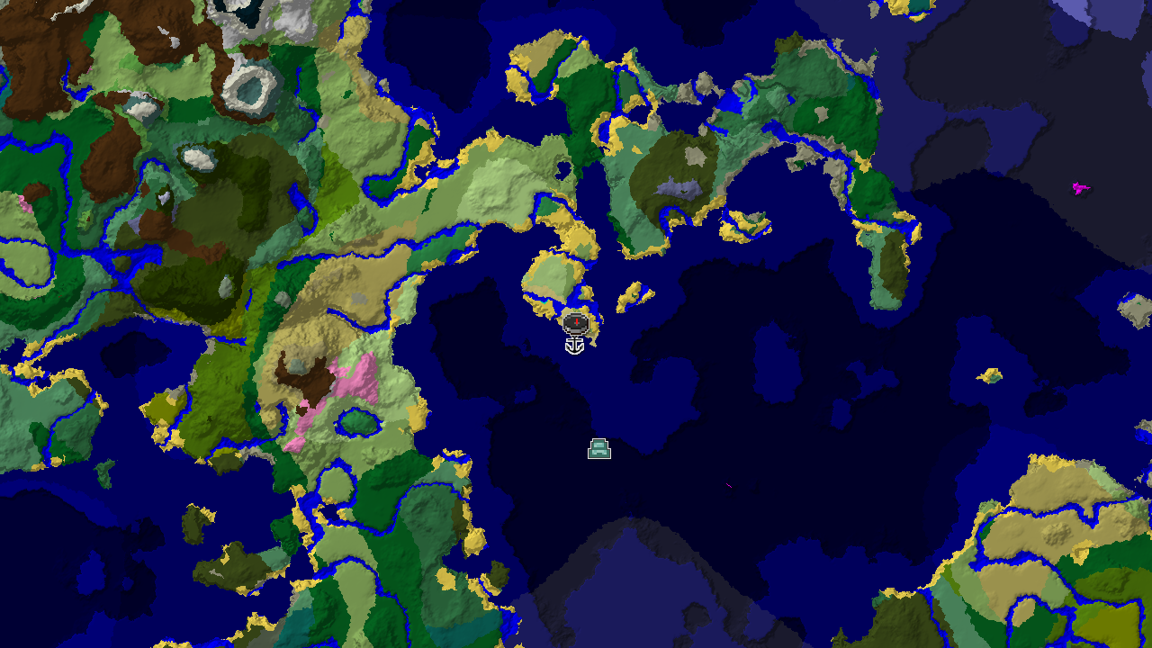 Spawn in Savanna with Ocean Monument and Shipwreck Nearby