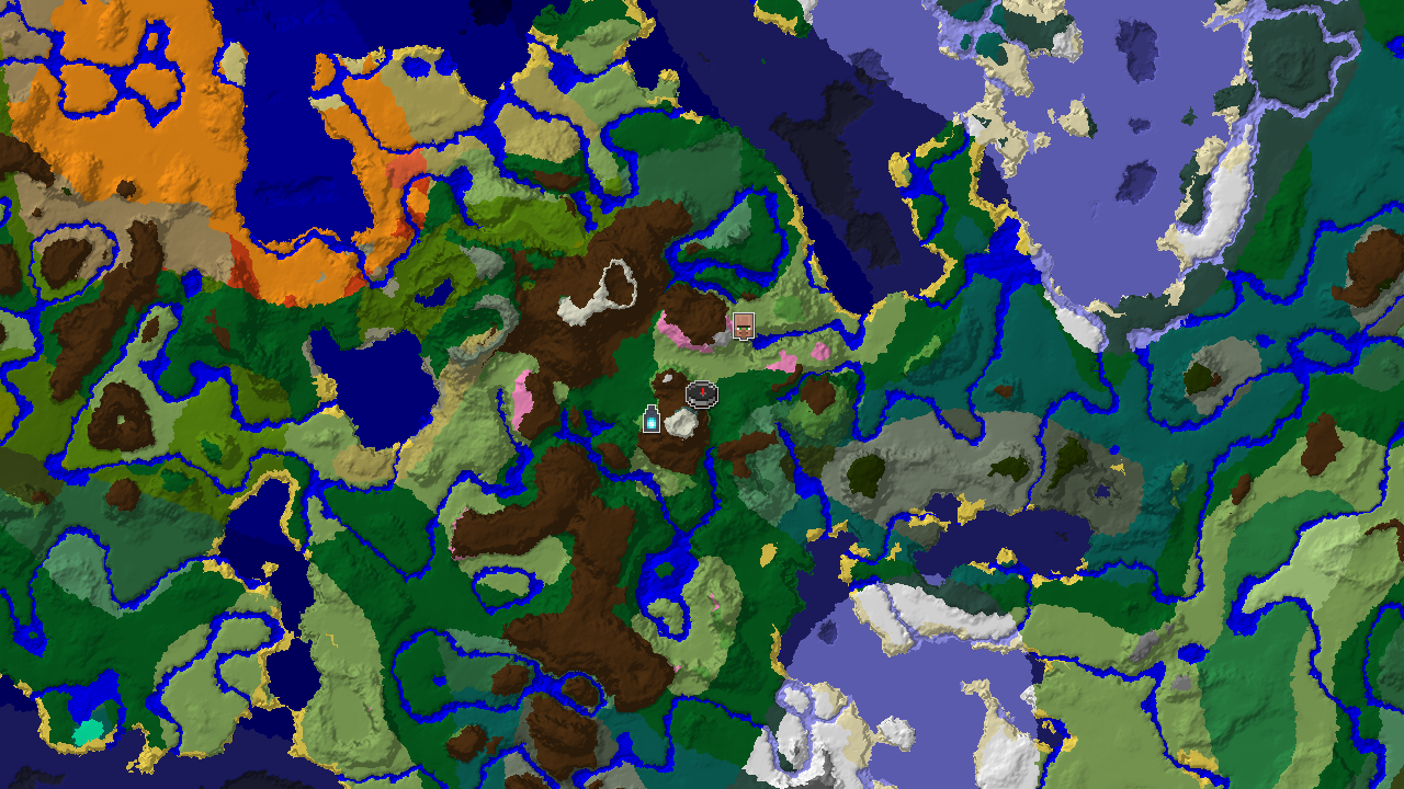 Spawn in Meadows, With a Nearby Ancient City