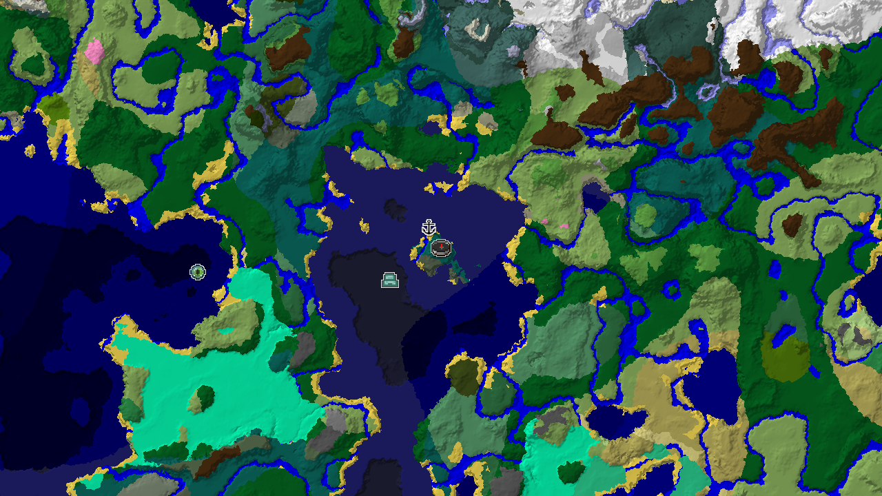 Taiga Spawn with a Nearby Ocean Monument