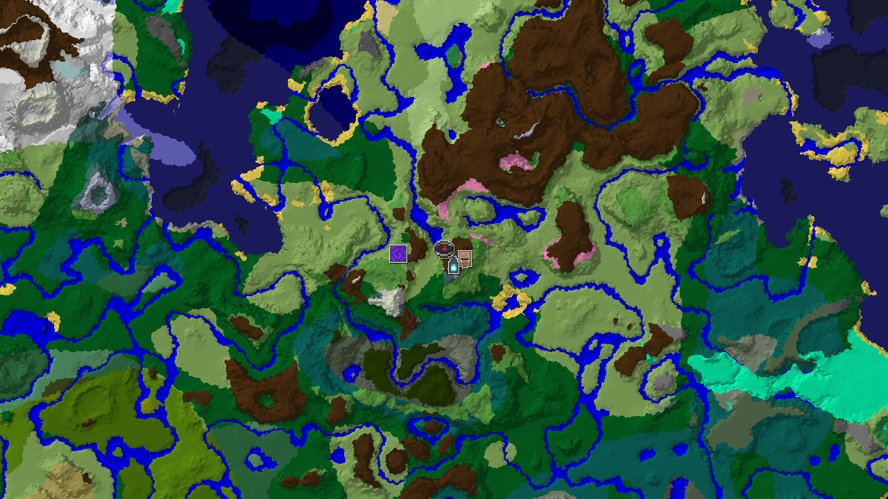 Ancient City Spawn with Mountain and Forest Biomes
