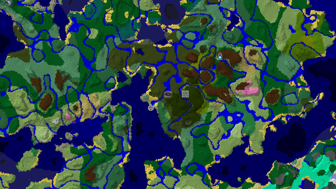 Deep Dark Adventure Near Spawn
