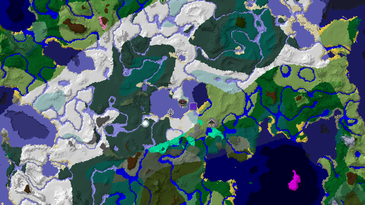 Ice Spikes Spawn with Nearby Ruined Portal and Shipwreck