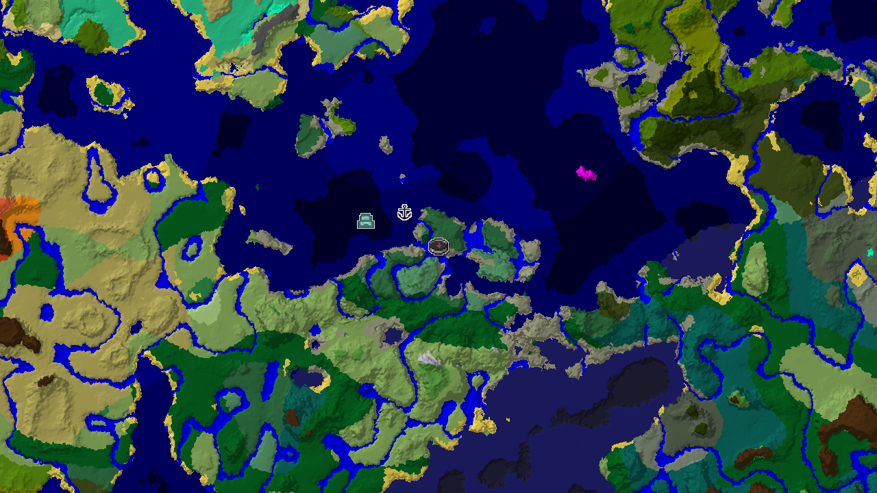 Ocean Monument and Shipwreck Near Birch Forest Spawn