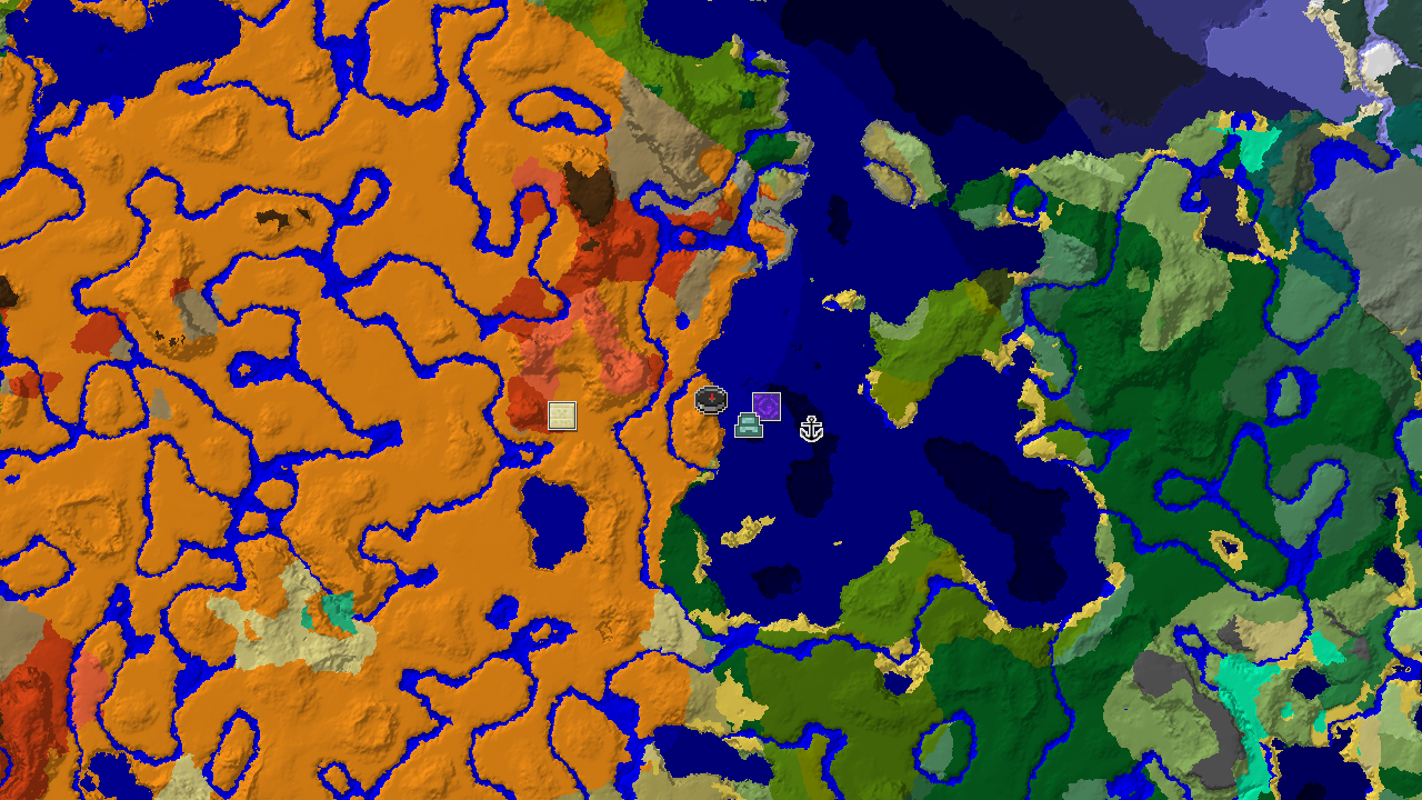 Desert and Badlands Oasis with Nearby Ocean Monument