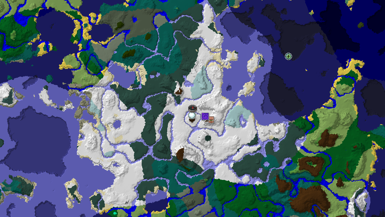 Ice Spikes and Villages in a Frosty Spawn