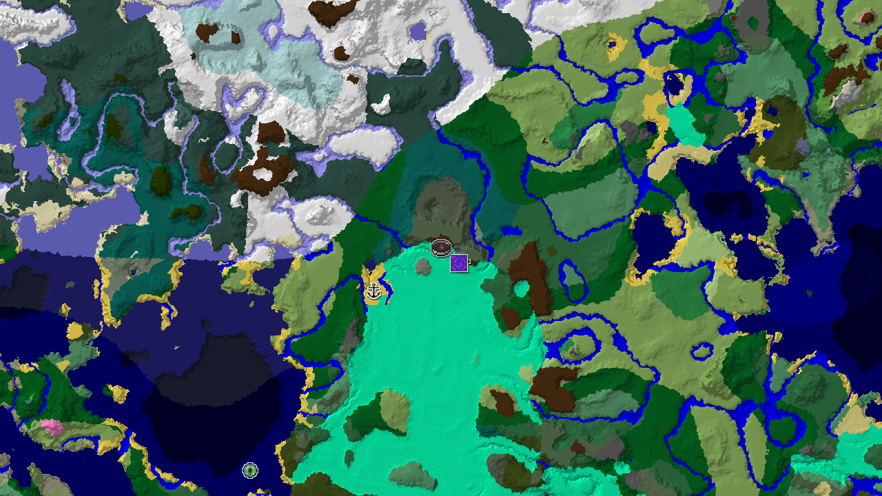 Windswept Forest and Swamp Spawn with Nearby Witch Hut
