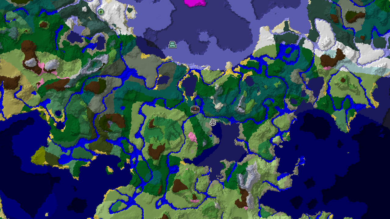 Birch Forest Spawn with Nearby Ocean Monument