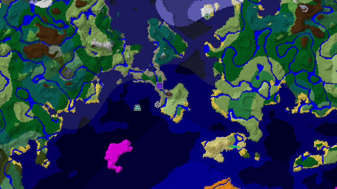 Flower Forest and Ocean Monument Near Spawn