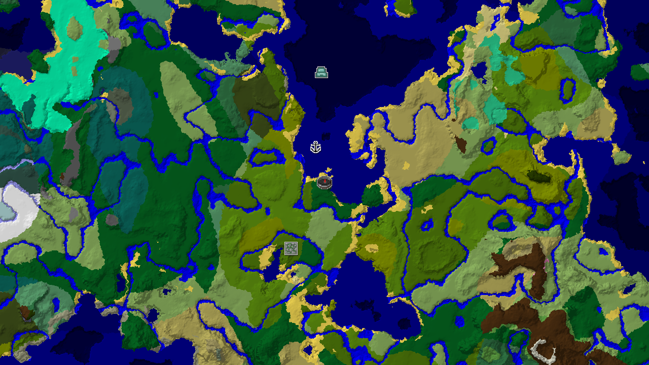 Jungle Temple Near Spawn in a Lush Forest World