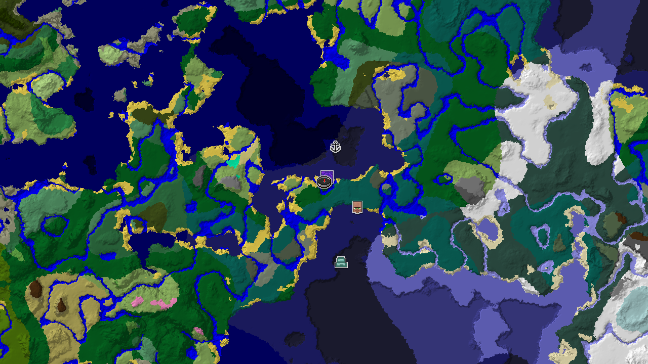 Spawn in Forest with a Nearby Ocean Monument