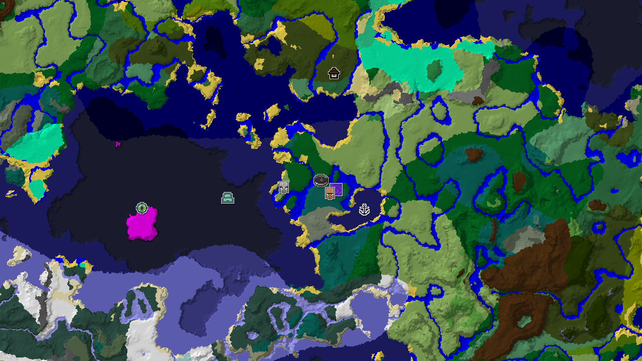 Woodland Mansion Near Spawn in a Taiga and Forest World