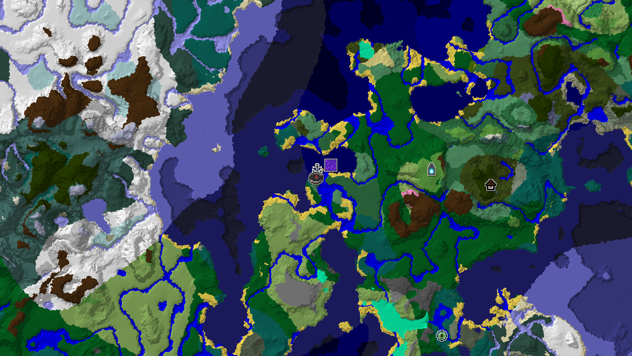 Spawn in Birch Woods, Near an Ancient City and Shipwreck