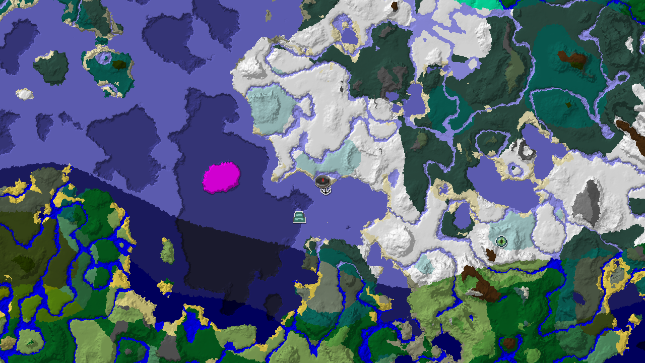 Ice Spikes Near Spawn Amidst Frozen Oceans