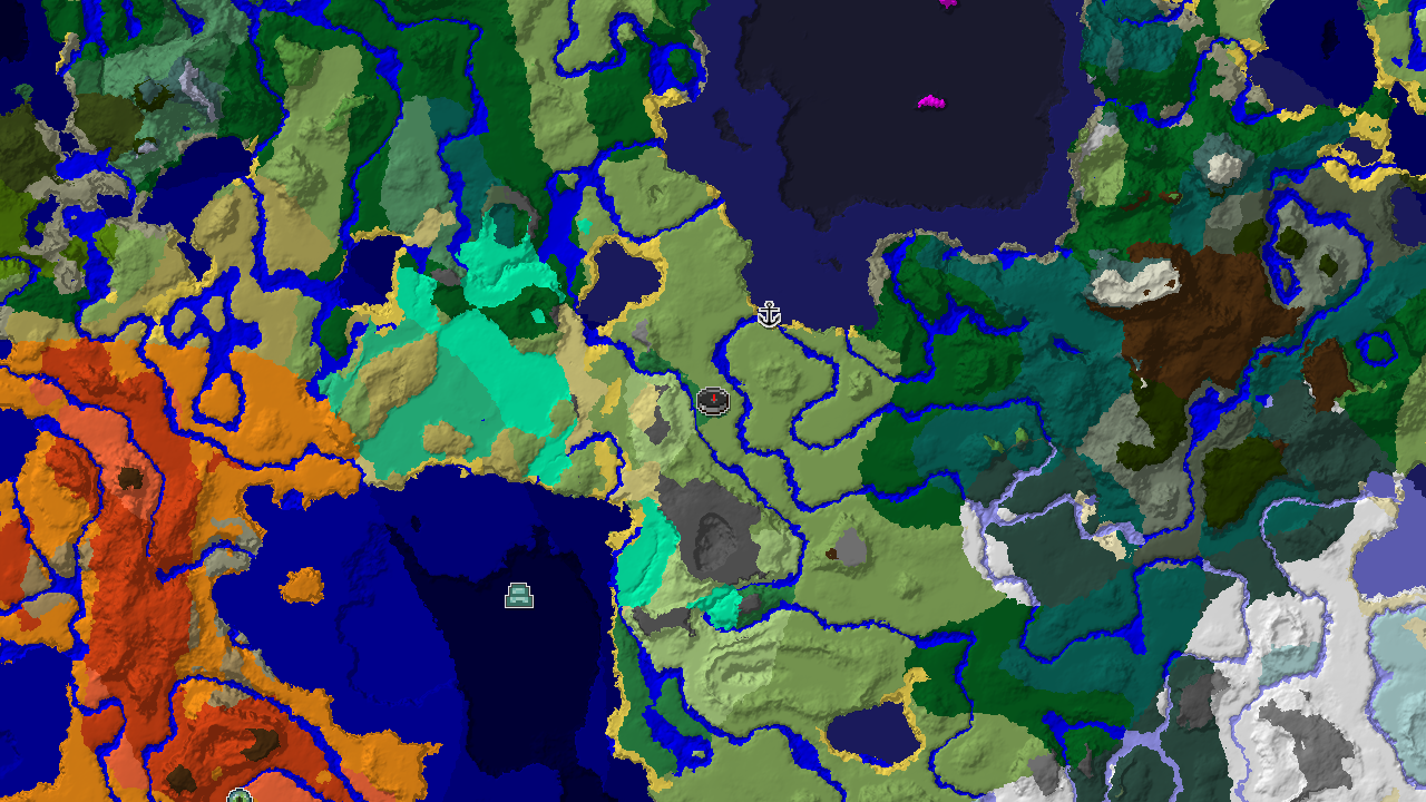Flower Forest Spawn with Varied Biomes Nearby