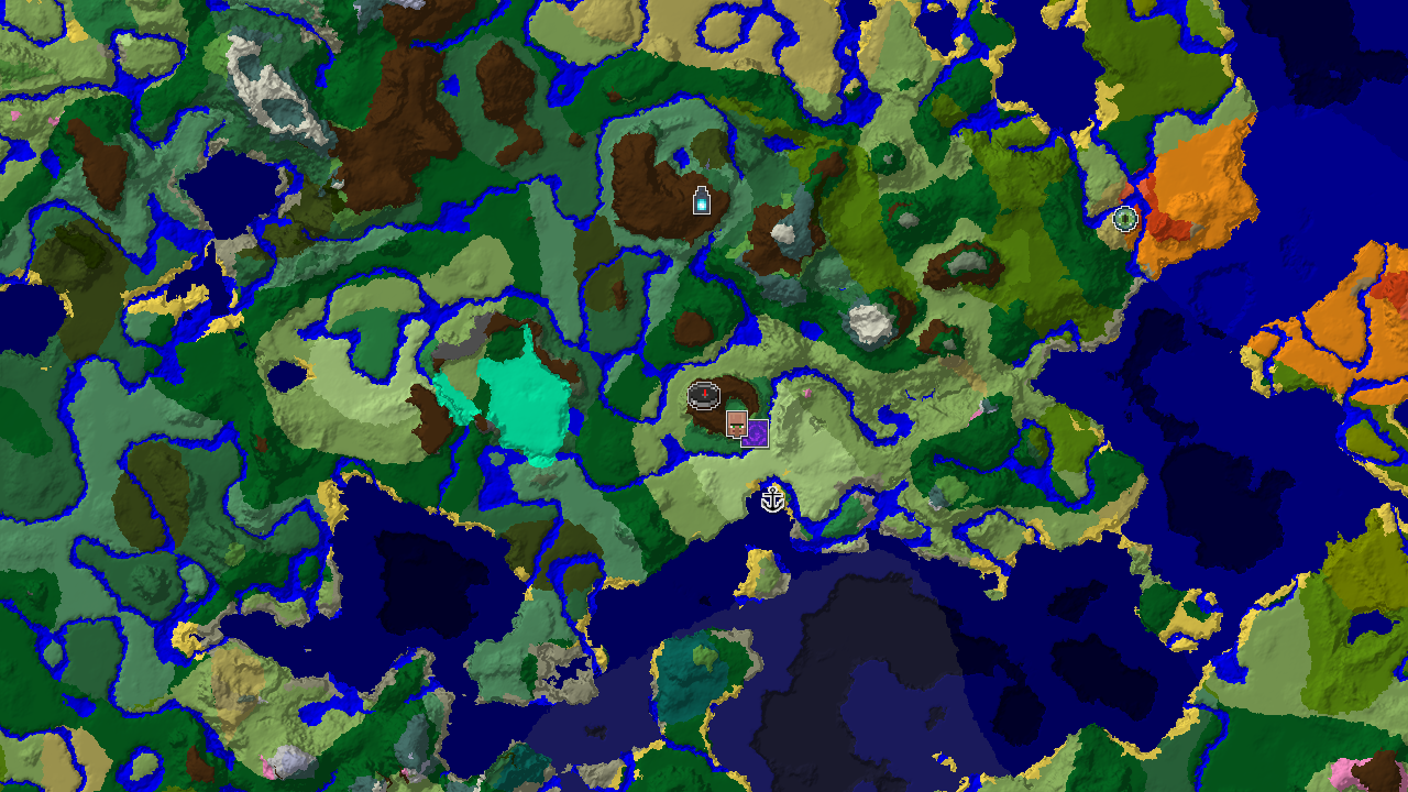 Ancient City Near Spawn in a Lush Forest World