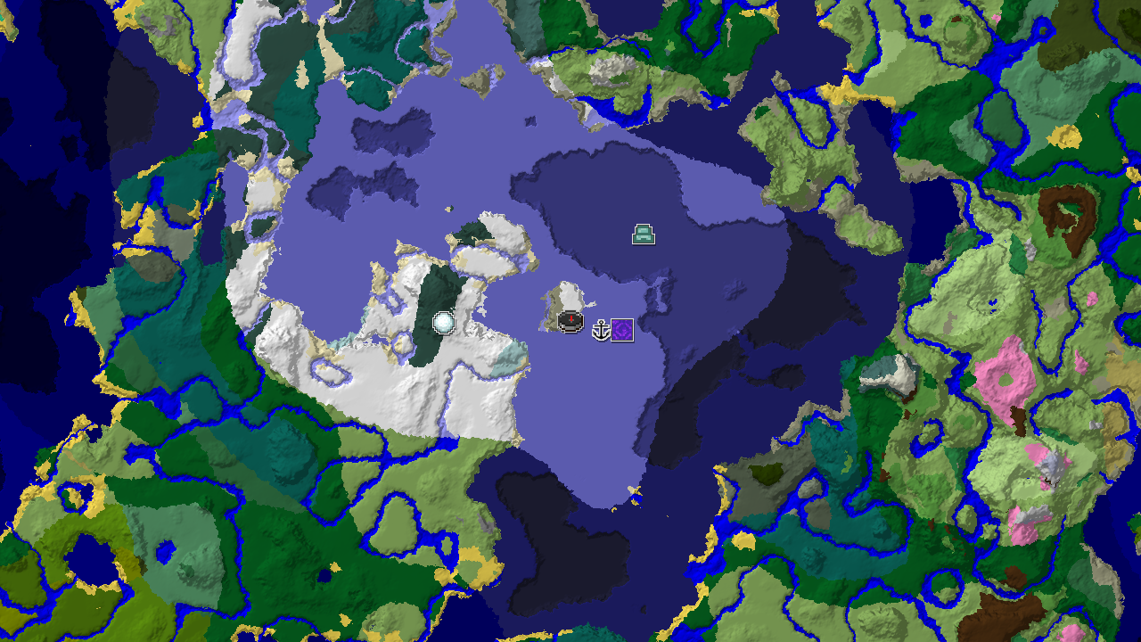 Ice Spikes and Shipwreck Near a Frozen Ocean Spawn
