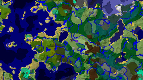 Flower Forest and Jungle Near Plains Spawn