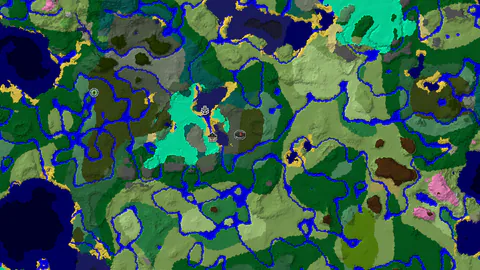 Windswept Forest Spawn with Nearby Witch Hut