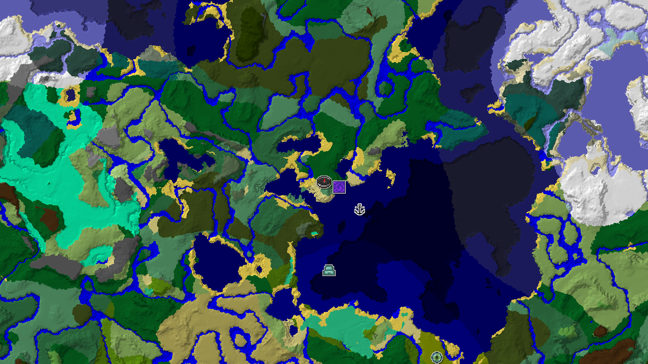 Windswept Savanna Spawn with Nearby Ocean Monument