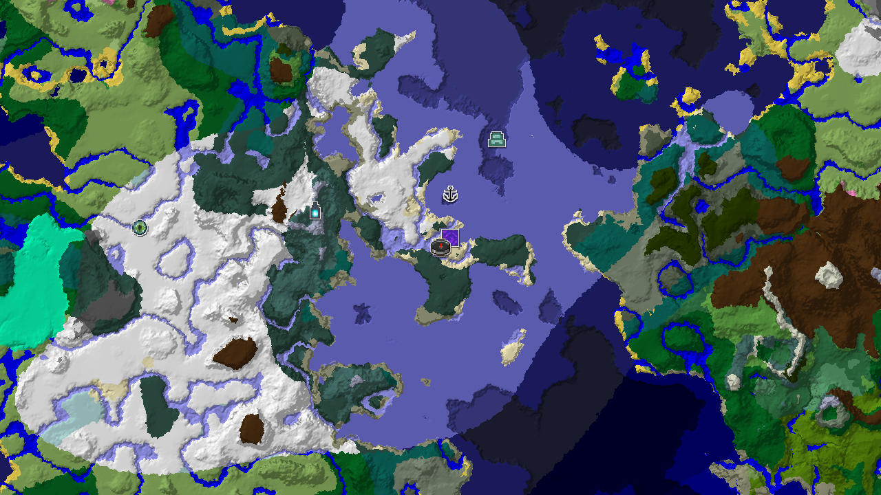 Spawn in a Snowy Beach, Find an Ancient City Nearby