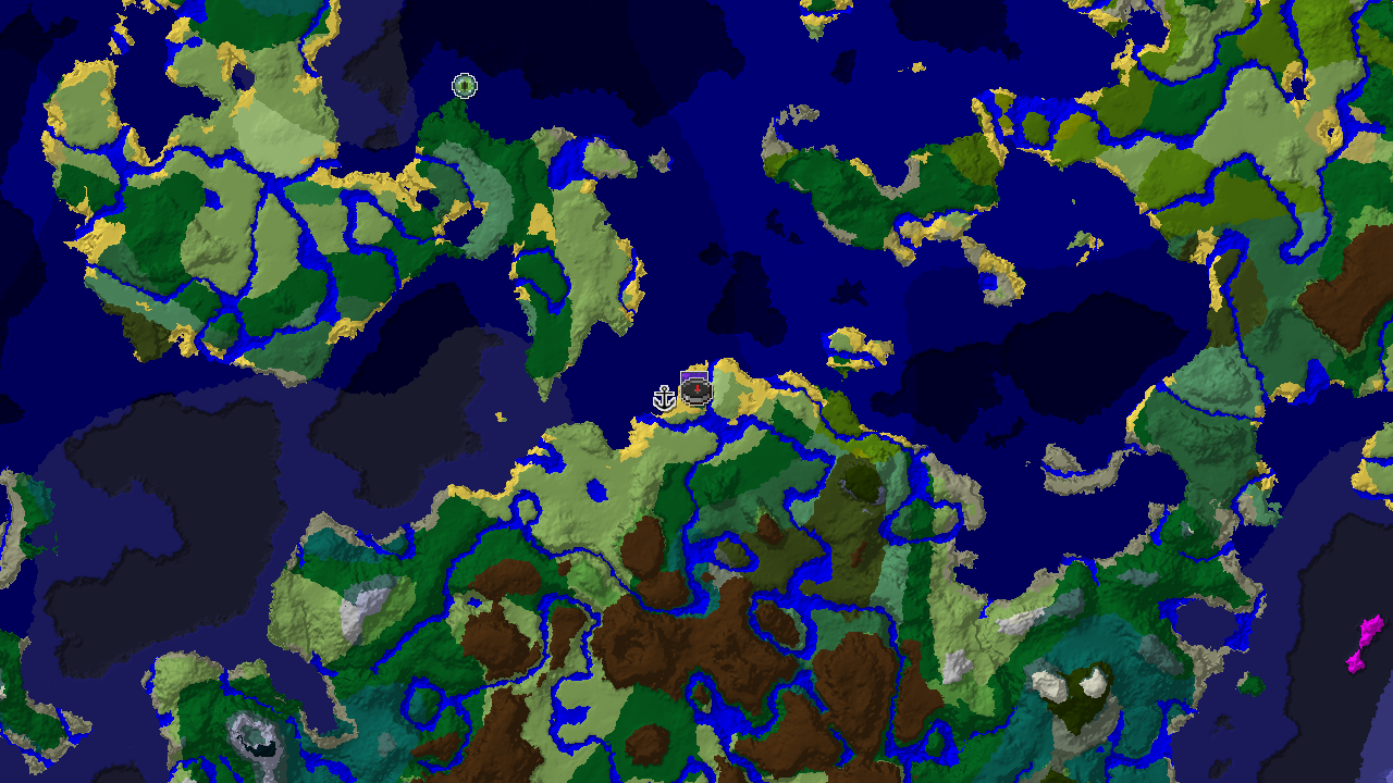 Flower Forest Spawn with Nearby Ruined Portal