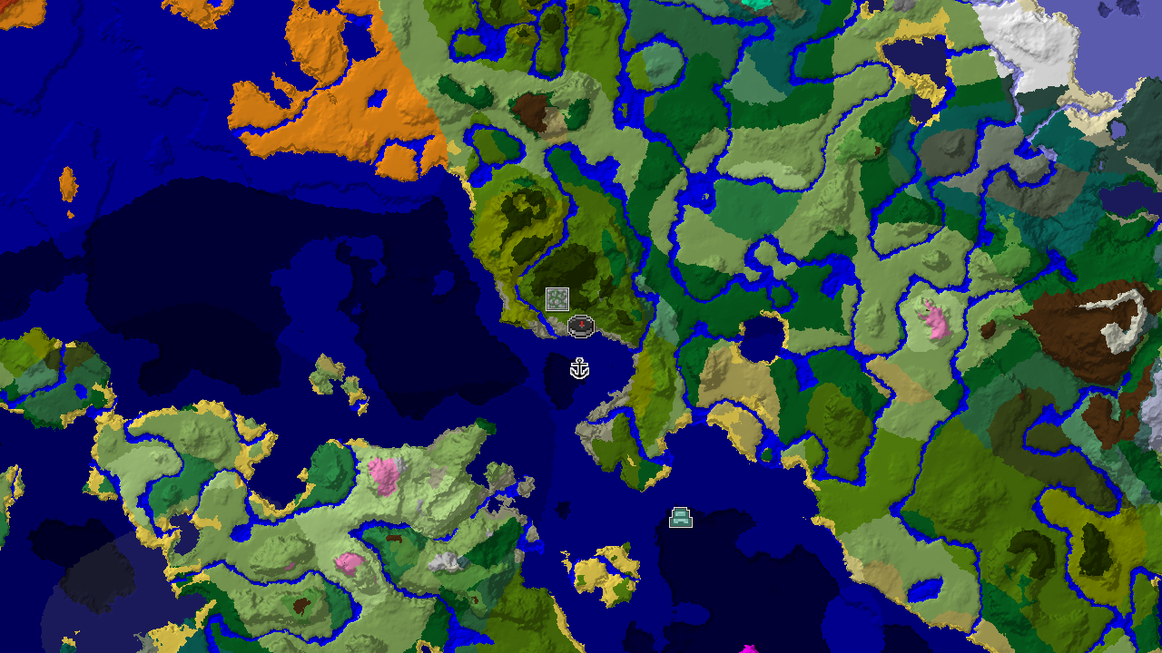Jungle Temple and Ocean Adventures Near Spawn