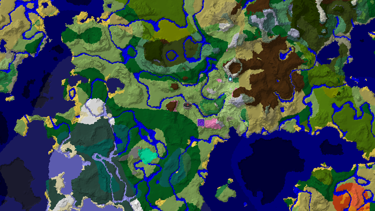 Ancient City Near Spawn in a Varied Plains Landscape