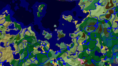 Spawn in Old Growth Birch Forest, Near an Ocean Monument