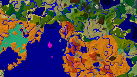 Spawn in a Desert with Eroded Badlands Nearby