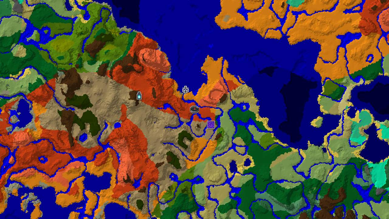 Spawn in Badlands with Rare Eroded Peaks Nearby