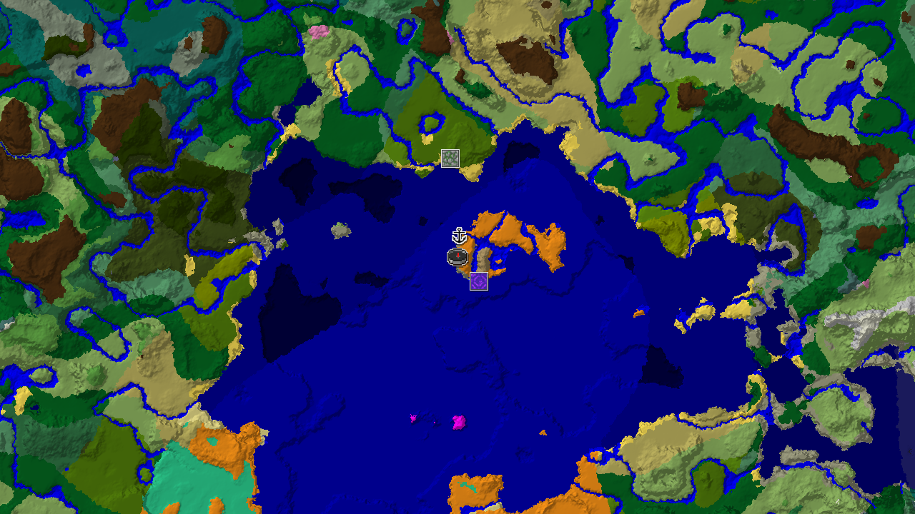 Island Spawn with Nearby Jungle Temple and Shipwreck