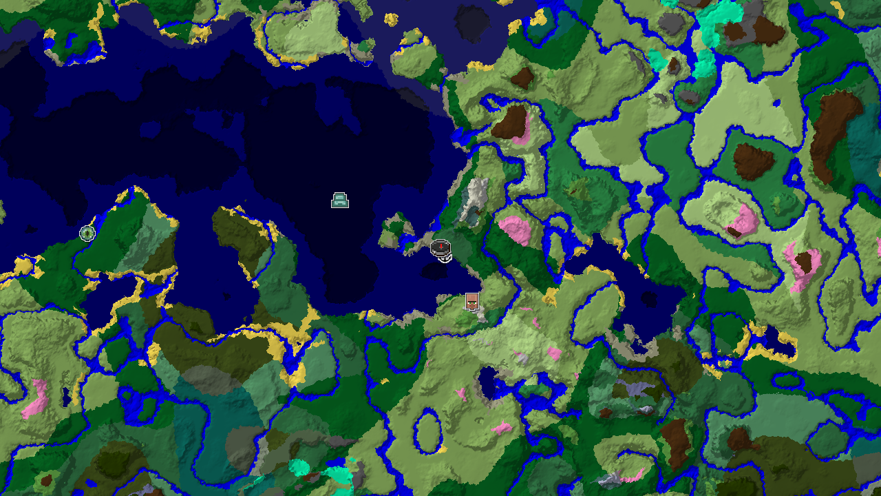 Ocean Monument and Village Start with Diverse Biomes