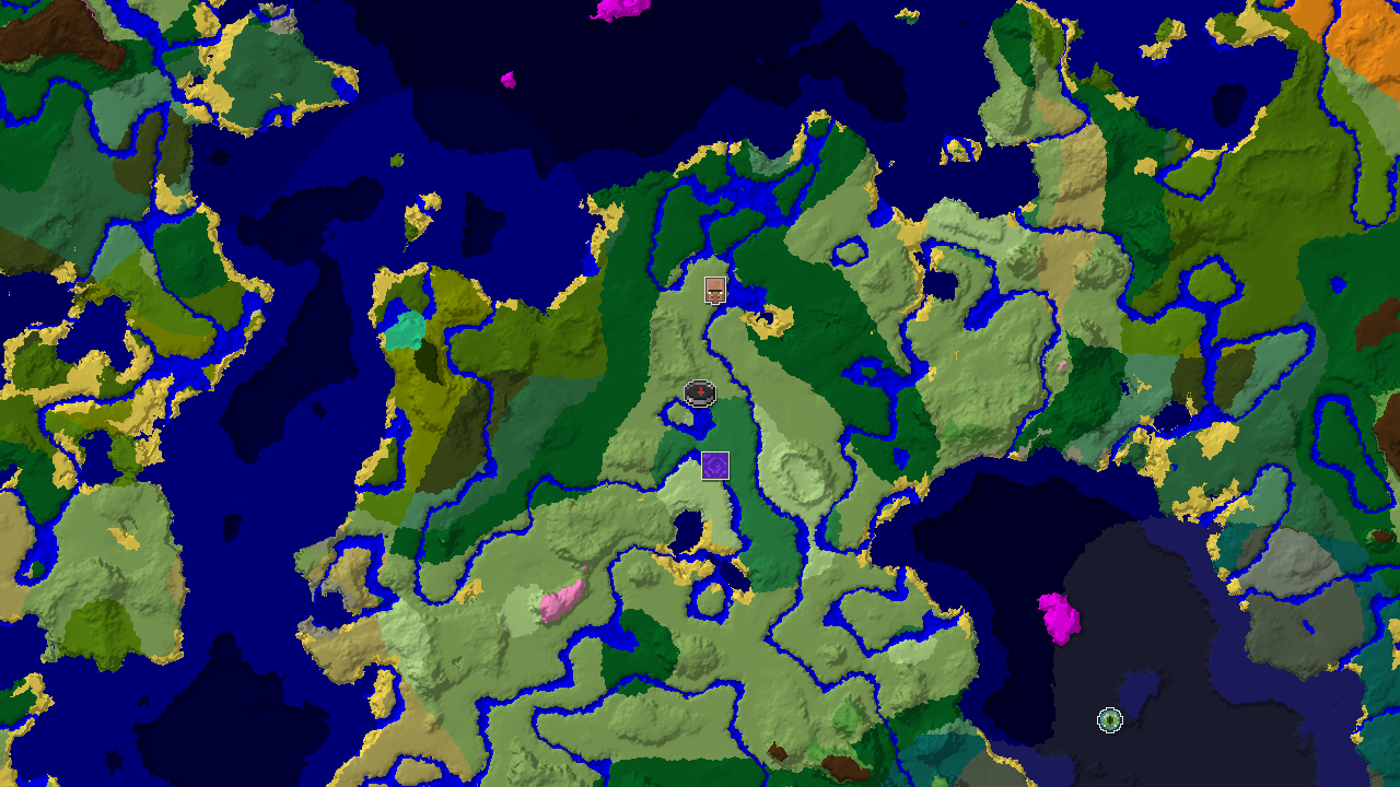 Spawn Near a Flower Forest and Jungle Islands
