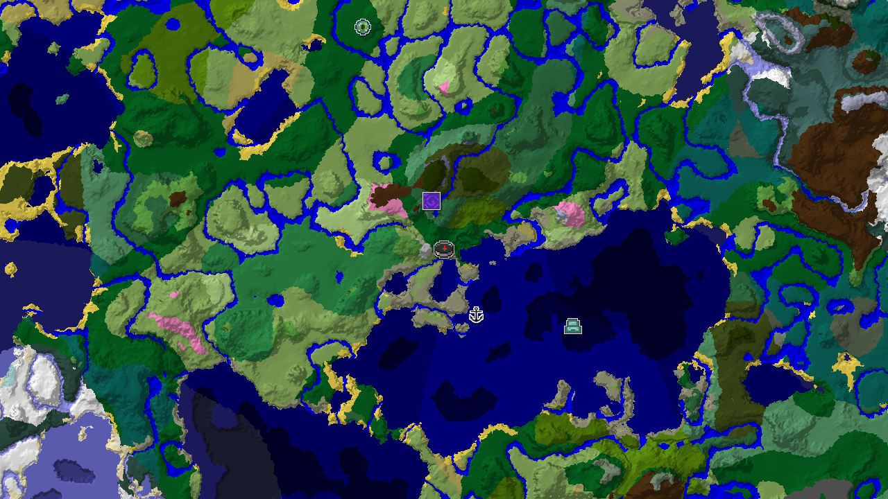 Dramatic Snowy Slopes Near Spawn