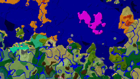 Coastal Desert Spawn with Nearby Jungle and Mushroom Fields
