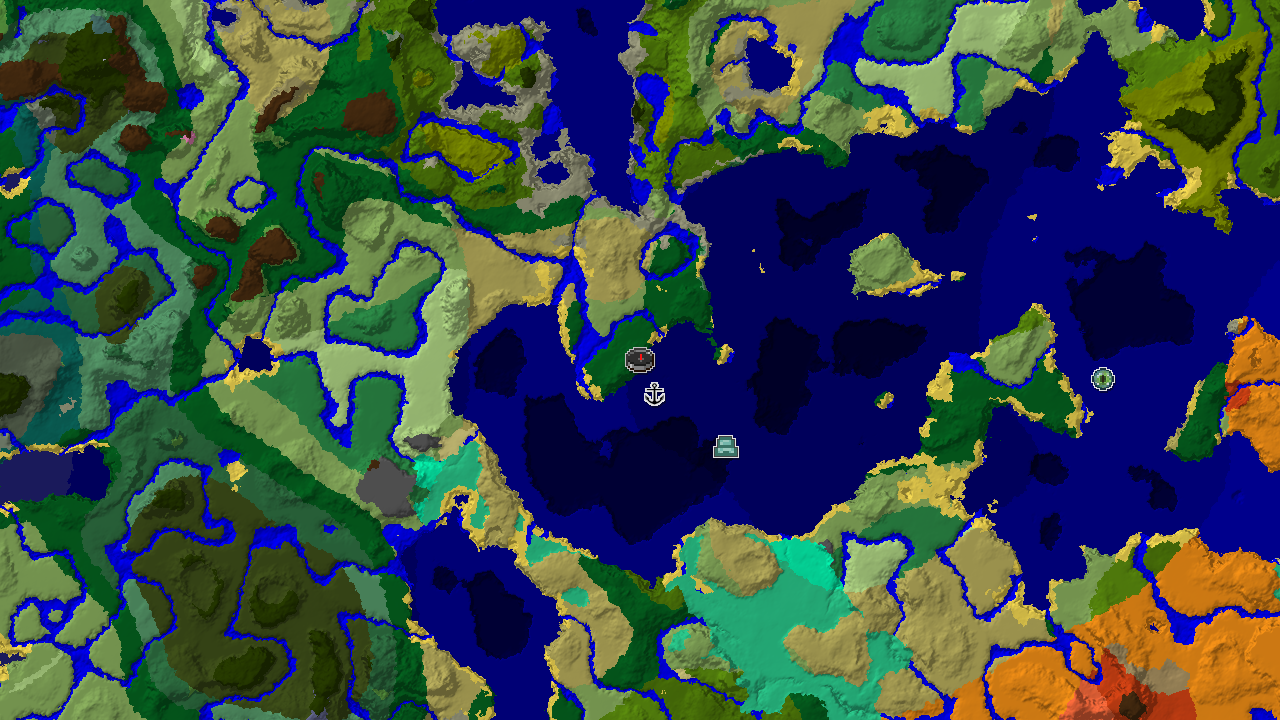 Ocean Monument Near Spawn with Diverse Biomes