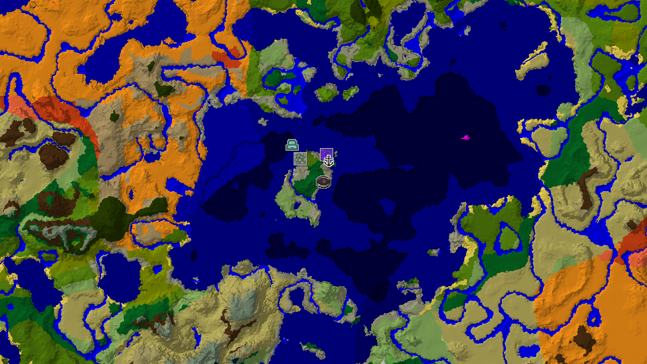 Jungle Temple and Ocean Monument Near Spawn