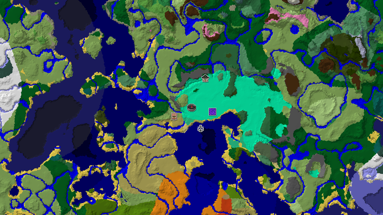 Spawn in a Swamp with Nearby Mangroves and Ocean