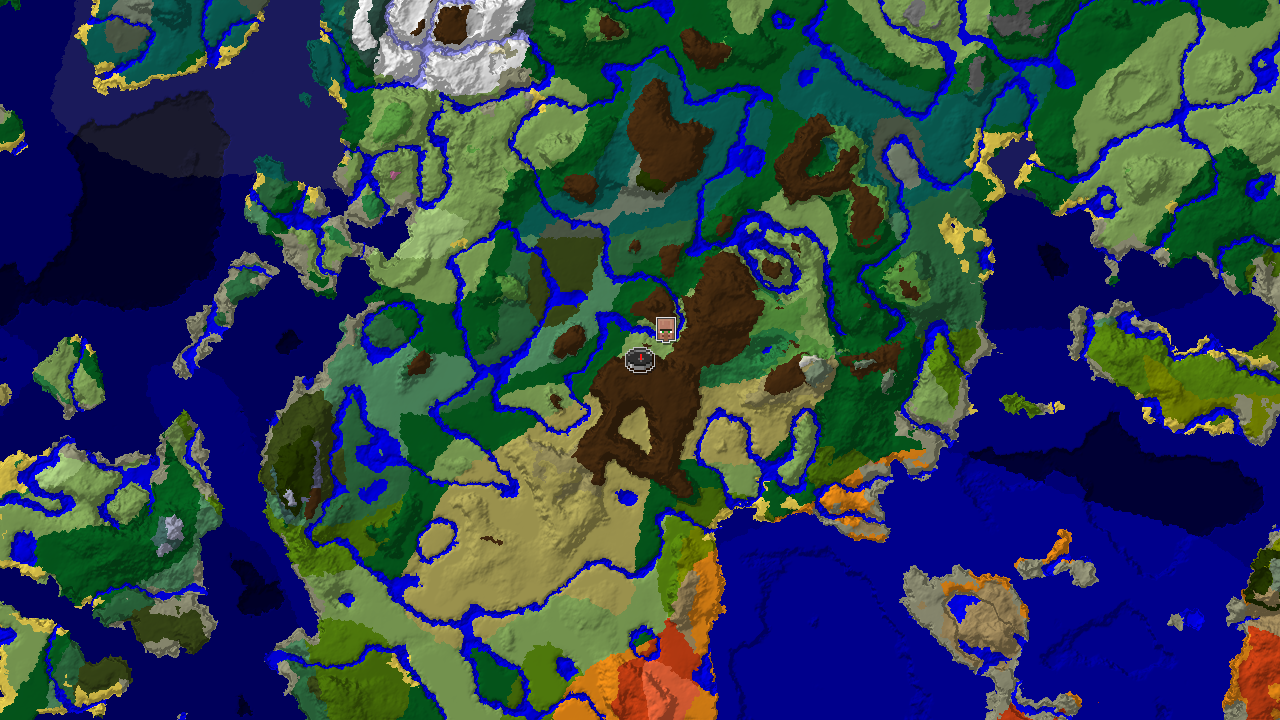 Flower Forest and Village Near Spawn