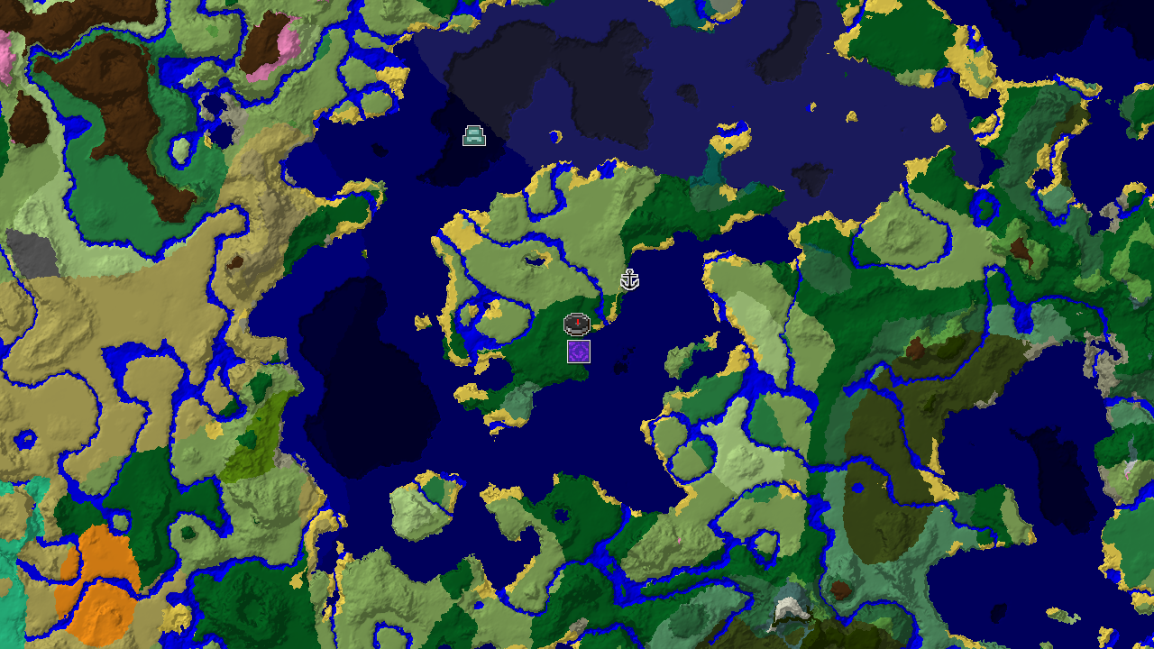 Ocean Monument Near Spawn with Diverse Nearby Biomes