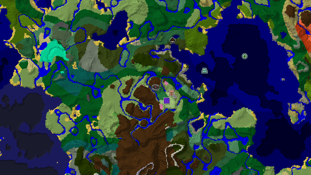 Flower Forest and Cherry Grove Near Spawn