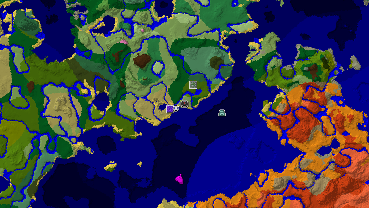 Jungle Temple and Ocean Monument Near Spawn