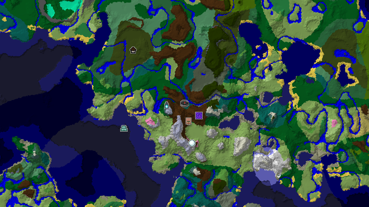 Ancient City at Spawn with Icy Peaks and Cherry Groves