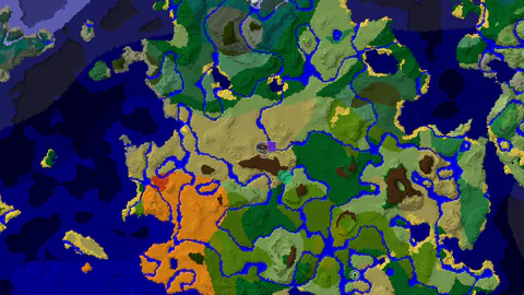 Savanna Spawn with a Close Village and Varied Biomes