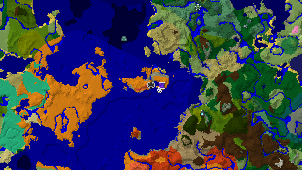 Eroded Badlands and Warm Ocean Spawn