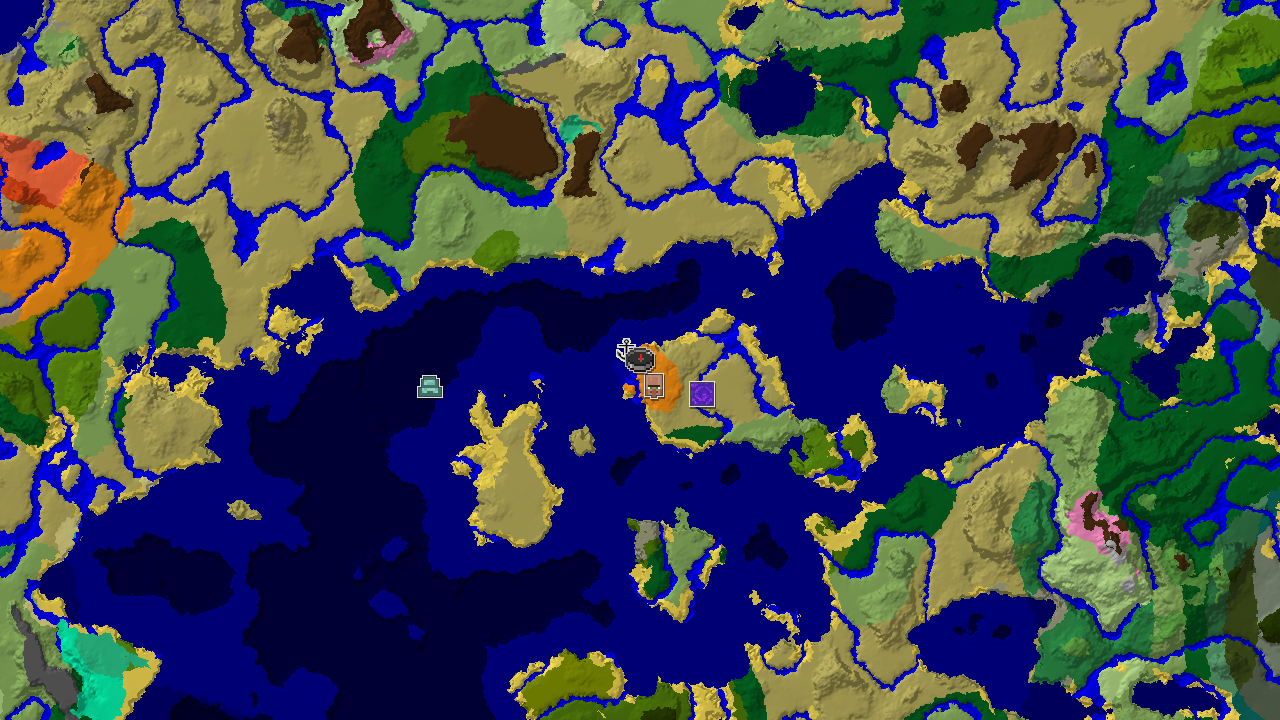 Waterside Village and Shipwreck Near Desert Spawn