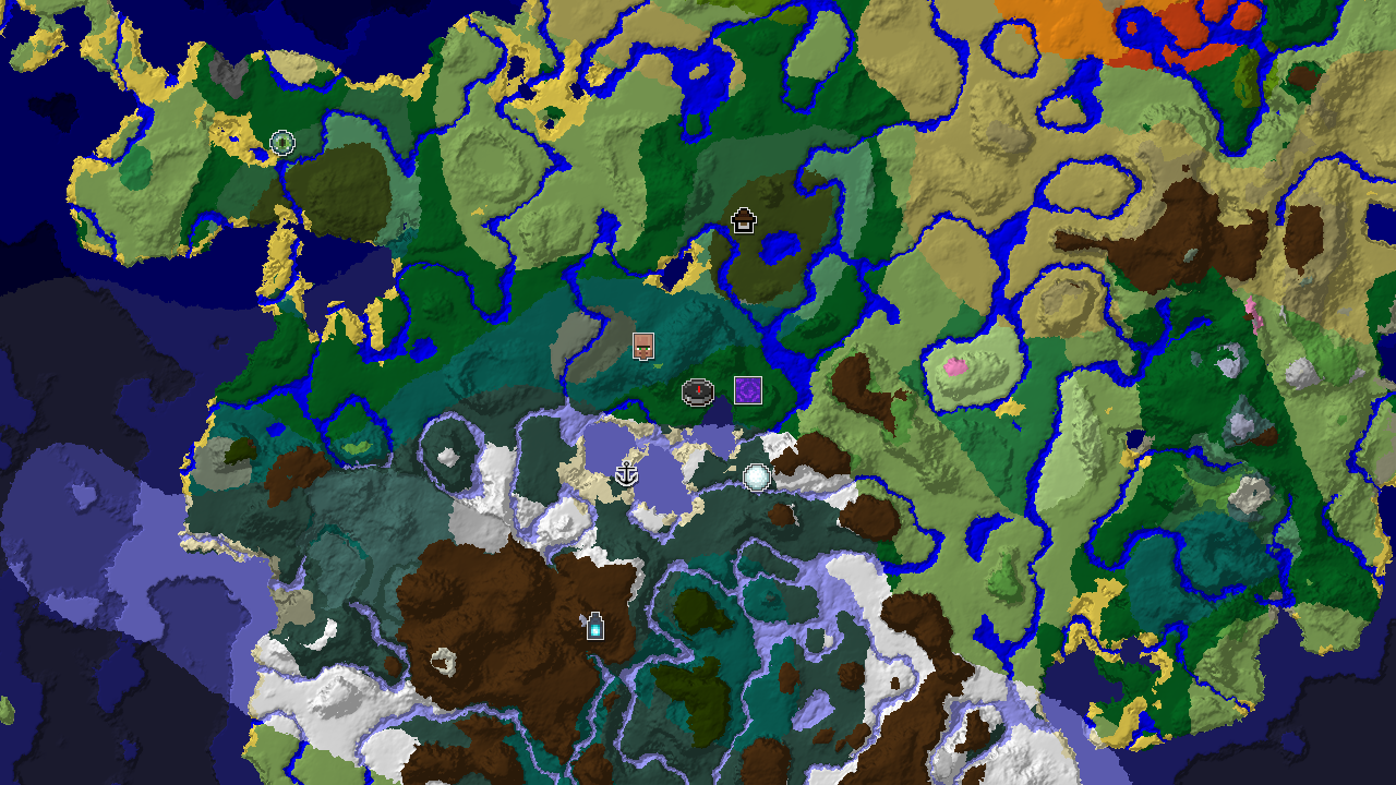 Woodland Mansion and Village Near Snowy Taiga Spawn