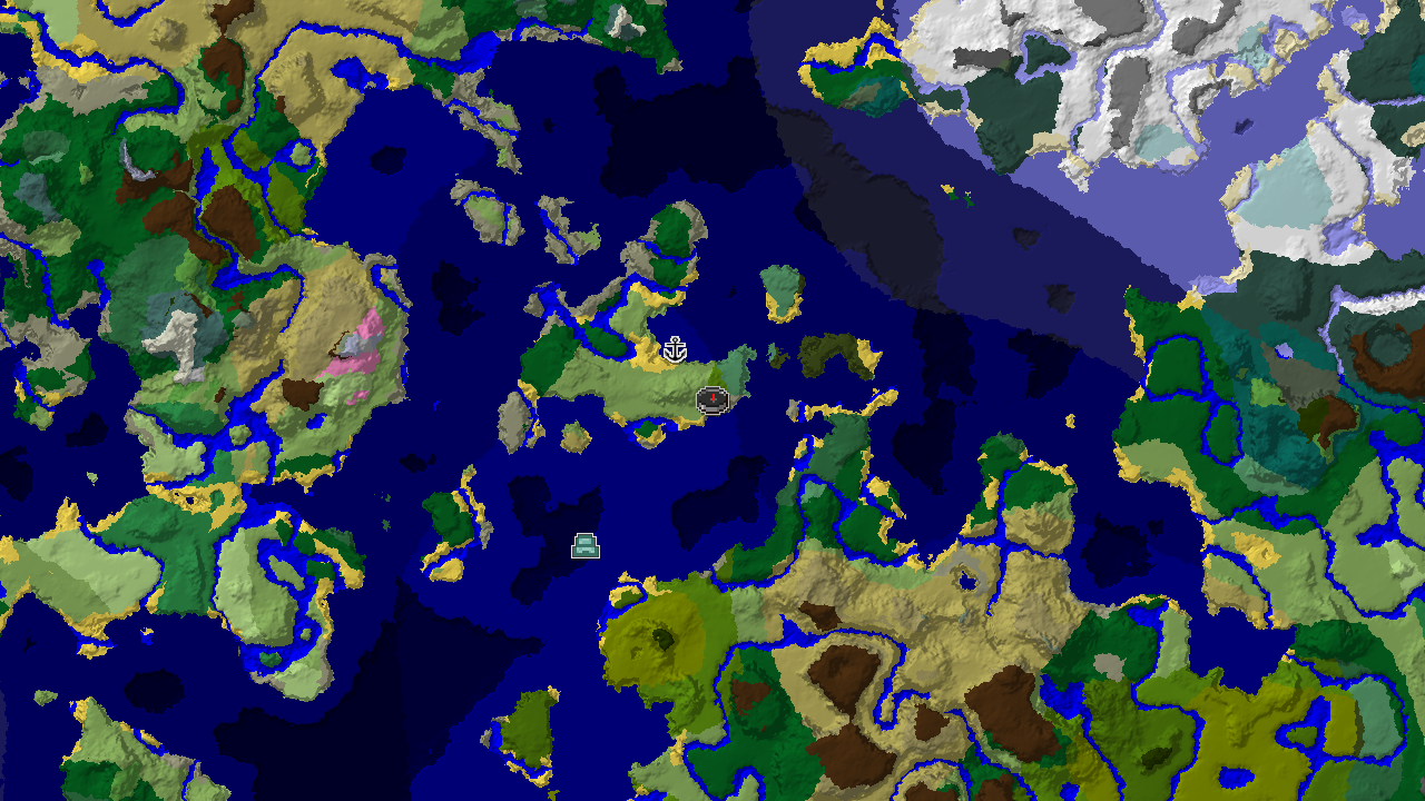 Spawn in a Sparse Jungle, with an Ocean Monument Nearby
